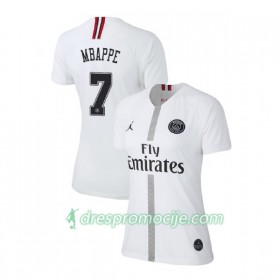 Paris Saint-Germain Dres Mbappe 7 Jodan Bijela Ženska Treći 2018/19 Kratkih Rukava